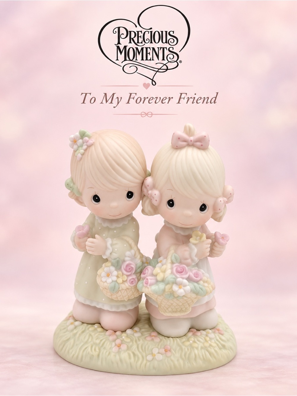 Precious Moments To My Forever Friend #100072 1985 Retired Figurine